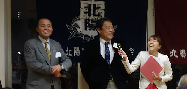 昭和51年卒 岡田彰布氏と長谷川治久氏によりトークイベント