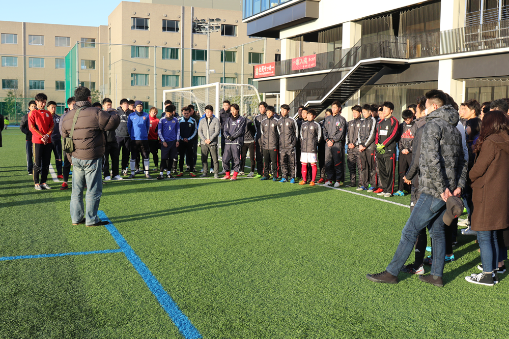 18年サッカー部の初蹴り 関西大学北陽高校同窓会
