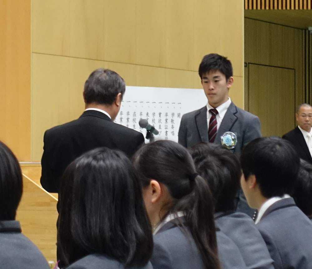 関大北陽中学 第7期生の卒業式 関西大学北陽高校同窓会