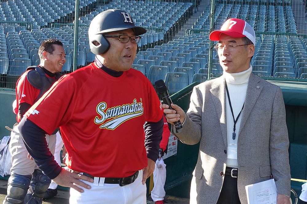 スタジアムの実況＆進行はABCの伊藤史隆アナウンサー